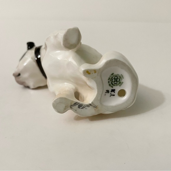 Vintage Royal Doulton K1 Porcelain Sitting English Bulldog Figurine Hand Painted - Picture 8 of 10